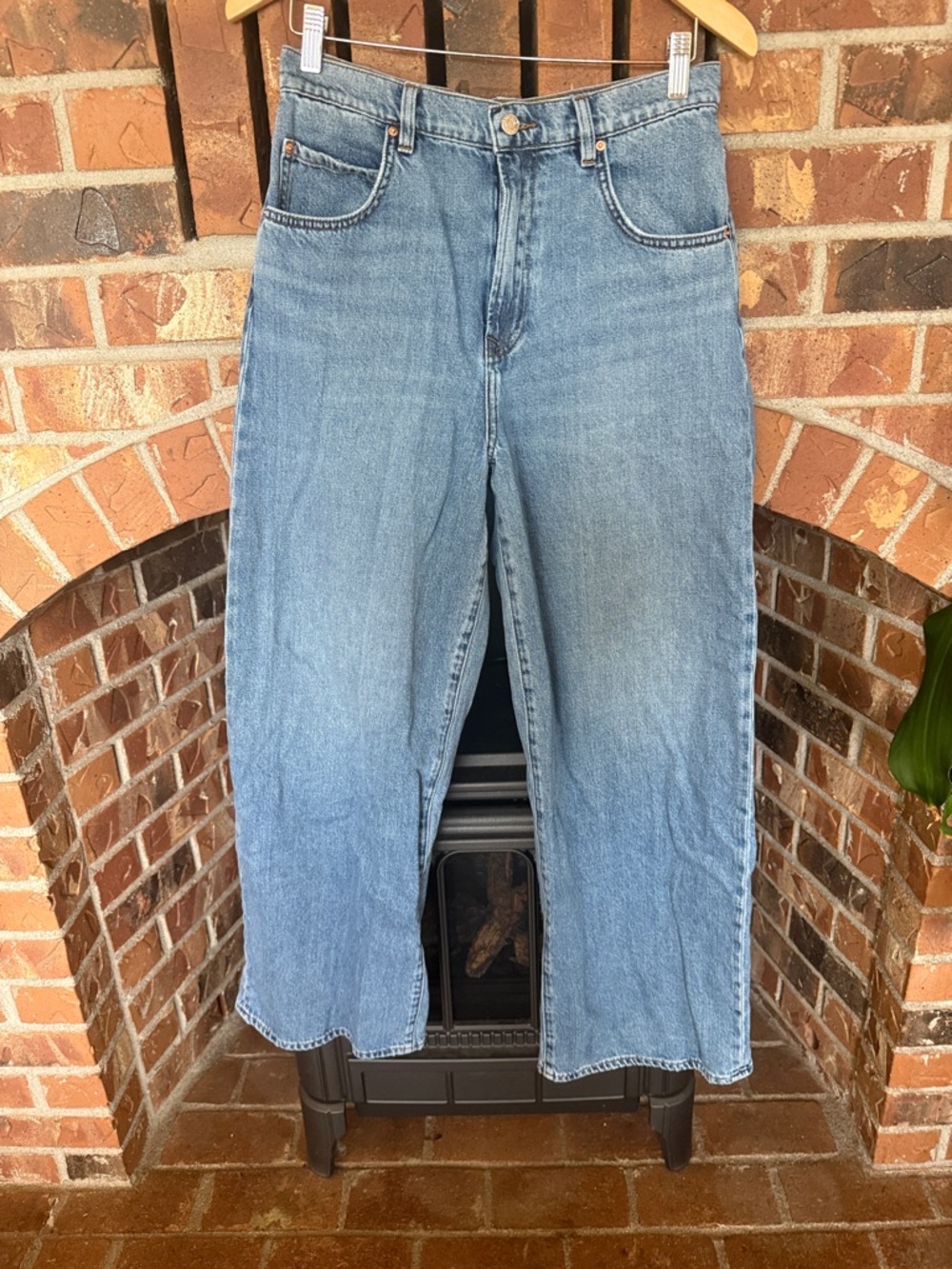 Grlfrnd The Mika high rise baggy wide leg jeans size 28